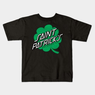 Saint Patrick's Day drinking four Leaf Clover Green shirt Kids T-Shirt